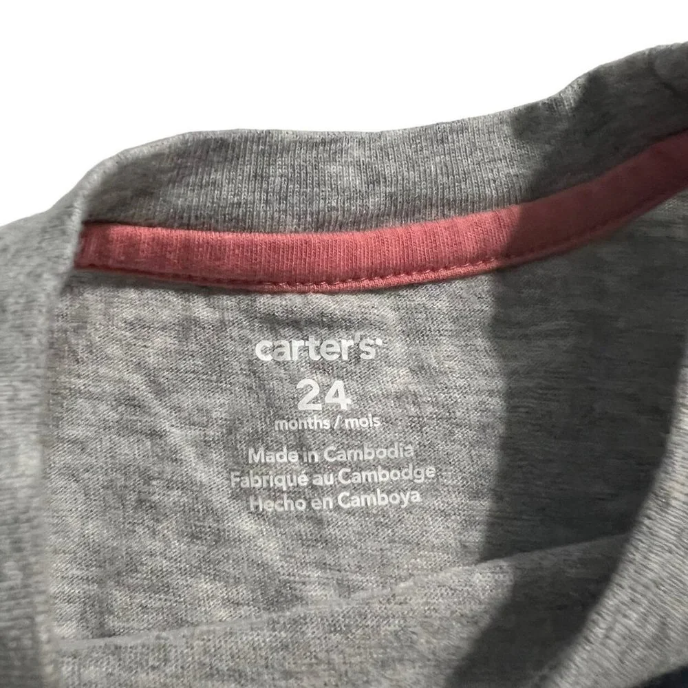 Carter's 24m Super Awesome Appliqué Tee Shirt
